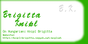 brigitta knipl business card